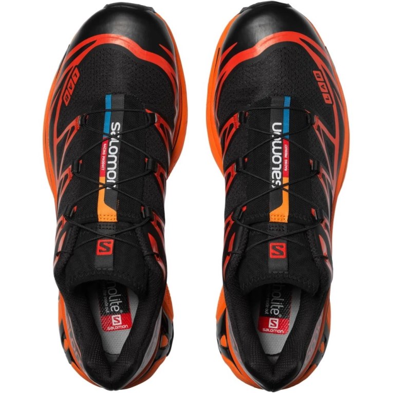 Black / Orange Salomon Xt-6 Women's Sneakers | PH 84095Q